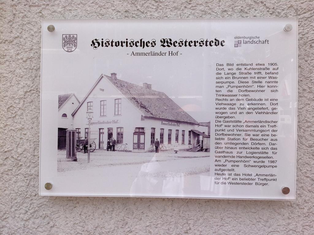 Hotel Ammerlaender Hof Westerstede Exteriér fotografie